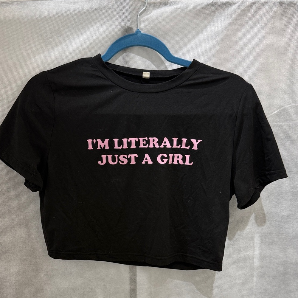 Black and Pink Graphic womens T-Shirt